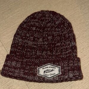 Long Island Strong Maroon Beanie